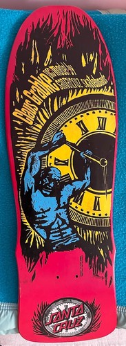 Vintage deck santa cruz claus - vintage,
