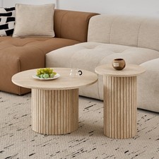 Set 2 Tavoli Caffè Rotondi