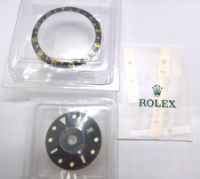 ROLEX GMT-MASTER 16718 DIAL + HANDS SET + BEZEL INSERT NEW SEALED GENUINE 100%