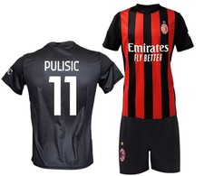 Completo Milan Christian Pulisic 11 Maglia Replica Ufficiale 2025-2026