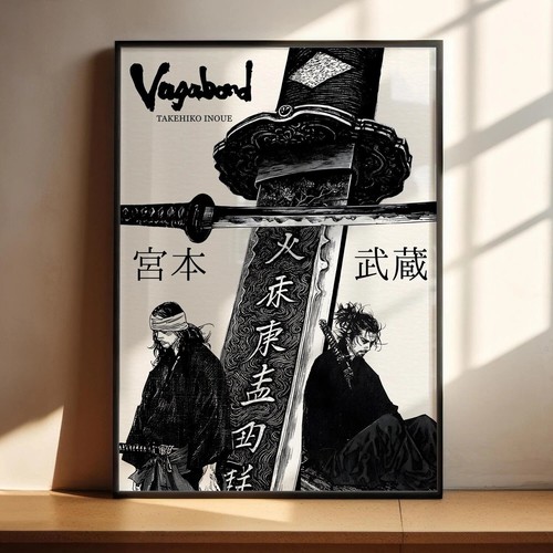 Poster vagabond samurai manga - vagabond,