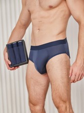 3 paia slip intimo uomo seta