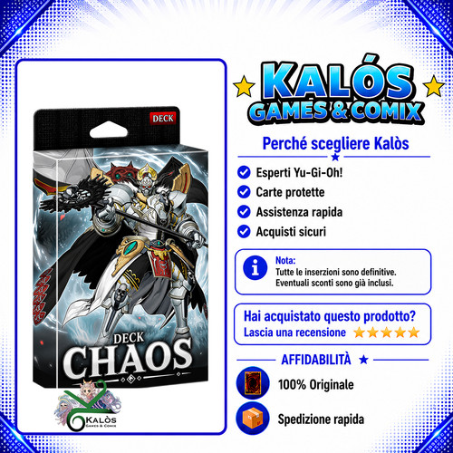 Yugioh mazzo deck - yugioh!, chaos