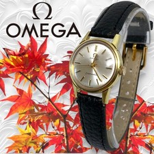 Omega Seamaster Analogico Meccanico (Manuale) Donna Raro Orologio Carica Manuale Oro Vintage