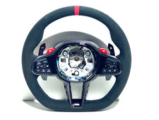 BMW M3 M4 G80 G82 LCI CS G87 G20 G22 VOLANTE In ALCANTARA E CARBONIO RISCALDATO