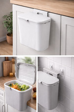Pattumiera parete porta - 9l,