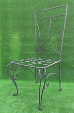 SEDIA IN VERO FERRO PIENO