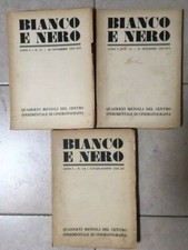 LOTTO 3 di Bianco e Nero Anno