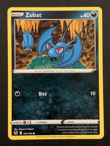 Zubat 103 195 common - 103/195, |