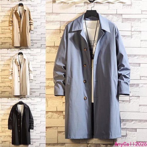 Cappotto trench lungo uomo