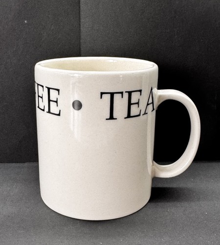 Tazza ceramica bianca vintage