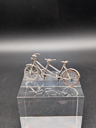 Miniatura argento bicicletta