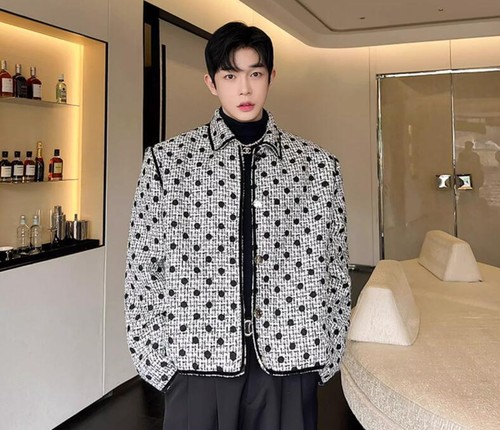 Cappotto giacca tweed uomo