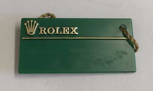 Rolex green tag hangtag - rolex,