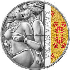 KAMA SUTRA II Moments of Love Kamasutra 1 Oz Silver Coin 1000 Francs Cameroon 20
