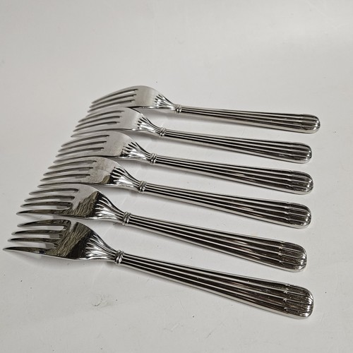 Fourchettes acier - 6, en