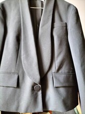 ZARA blazer (S) collo smoking, lunghezza primo fianco ,chiusura frontale bottoni