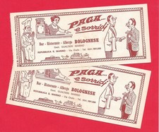 BAR RISTORANTE ALBERGO BOLOGNESE REPUBBLICA S. MARINO - FATTURA