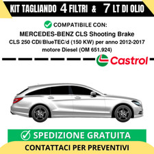 Tagliando per MERCEDES-BENZ CLS Shooting Brake CLS 250 CDI/BlueTEC/d 150 kw -...