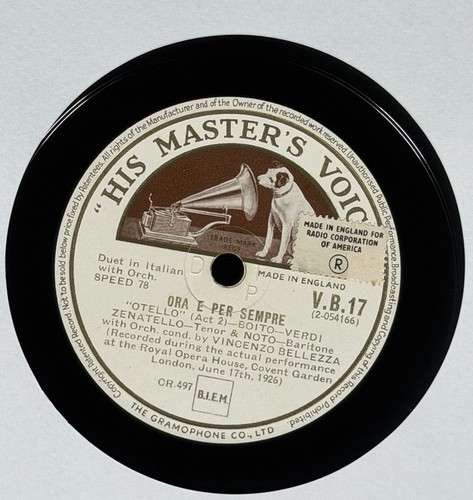 1926 covent garden otello act - covent,
