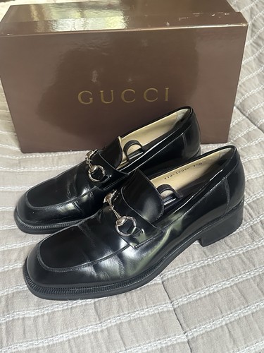 Mocassini gucci uomo neri - 7,5,