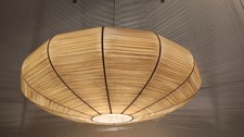 LAMPADA  DA SOFFITTO SPACE AGE UFO, ANNI 50/60, PROD.ITALIANA