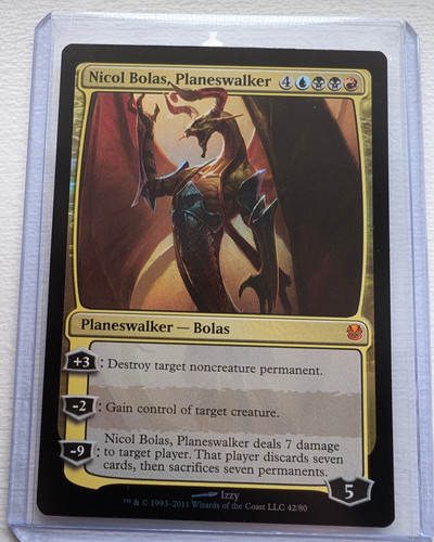 Nicol bolas planeswalker foil - nicol,