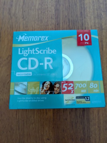 Nuovo memorex lightscribe r - memorex, cd-r