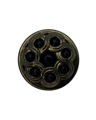 Bottone metallo ottone oro - metallo,