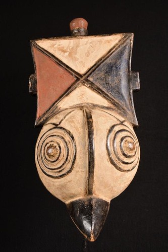 Maschera antica gufo africana - maschera,