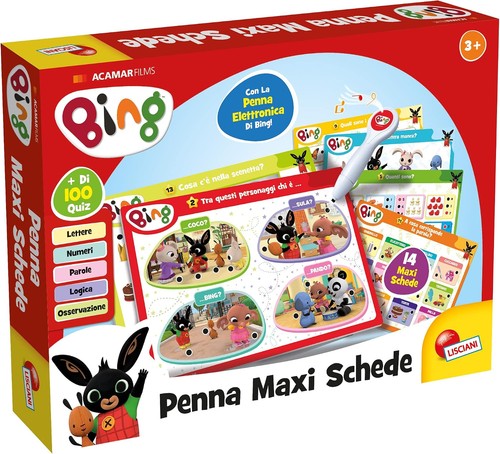 Penna bing con maxi schede - penna,