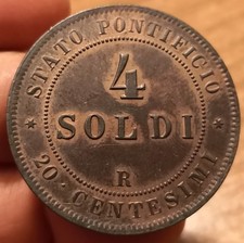 Moneta 4 Soldi 1868, Stato