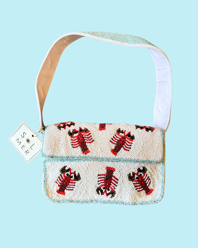 Borsa con perline - , aragosta