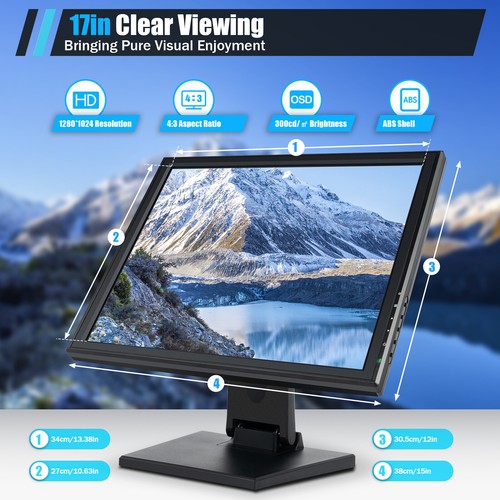 Monitor lcd touchscreen - lcd, 17