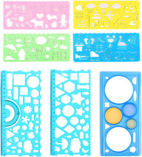 7 Pezzi Disegno Righelli