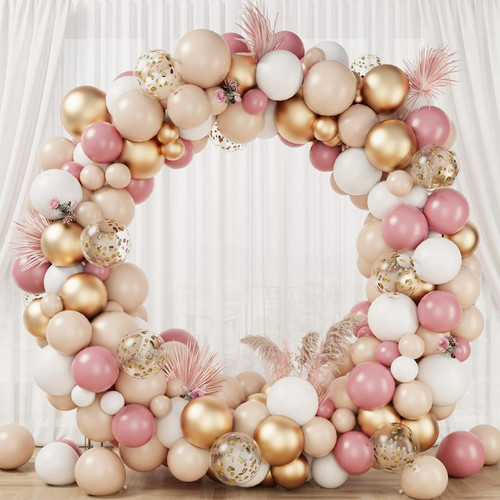 Kit arco palloncini oro rosa - kit,