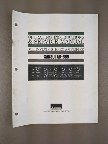 Sansui 555 amplificatore - au-555,