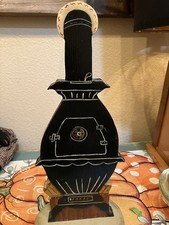 Carina stufa a legna vecchio stile decorazione in legno fatta a mano