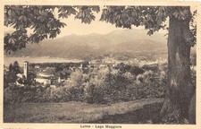 2437) CARTOLINA LUINO PANORAMA LAGO MAGGIORE VIAGGIATA VARESE