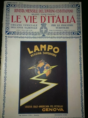 Rivista touring 1922 foto - 1922,