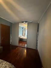 armadio camera da letto 3 ante,1specchio, scorrevole 272x58x255 (LxPxH) grigio, 