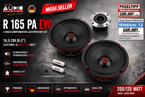 Audio system 165 evo 2 - system, pa