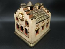 THUN .Casetta villetta porta candela, porta lume, ok per presepe. Altezza 12 cm.