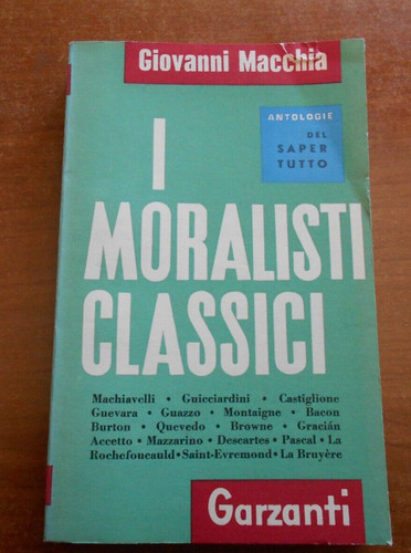 Giovanni macchia moralisti - i,