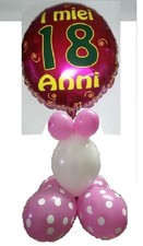 KIT COLONNA PALLONCINI 18 ANNI