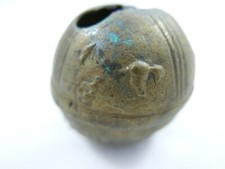 ANTICA CAMPANA CAMPANELLO SONAGLIO PER ANIMALI IN BRONZO O OTTONE 1800 VF N.6