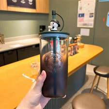 Bicchiere tazza paglia vetro