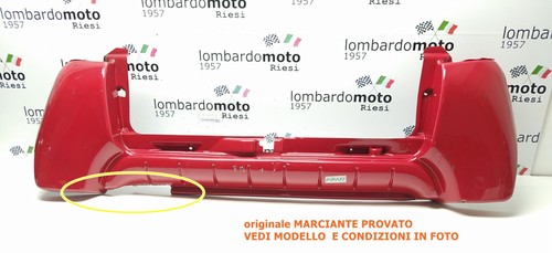 Paraurti posteriore rosso - paraurti,