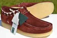 NUOVE SCARPE DA UOMO CLARKS ORIGINALS WALLABEE COLA IN CAMOSCIO MARRONE TAGLIA UK 11