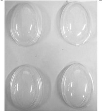 Stampo per Uovo di Cioccolato in polietilene 60gr Forma Uova di Pasqua 4 cavità